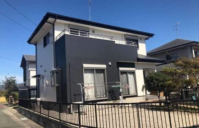 千代田町　W様邸屋根、外壁塗装工事 (ラジカル塗料)