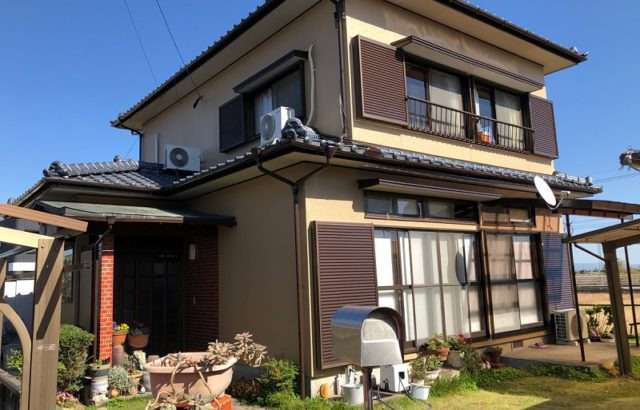 川副町　K様邸外壁塗装 (最高級単層弾性塗料仕様)