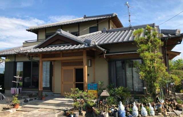 神埼市　N様邸外壁、木部塗装 (ラジカル塗料、木部クリアー)