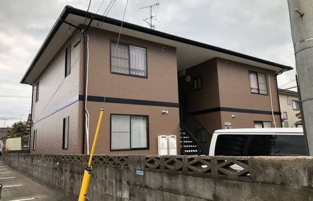 佐賀市大和町　アパート屋根、外壁塗装 (ラジカル塗料)