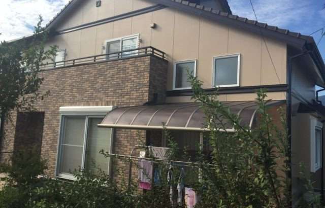 外壁塗装　三日月町　N様邸外壁塗装 (遮熱型フッ素樹脂)