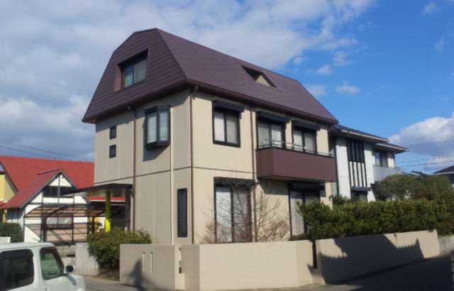 外壁塗装、屋根塗装　佐賀市巨勢町　H様邸