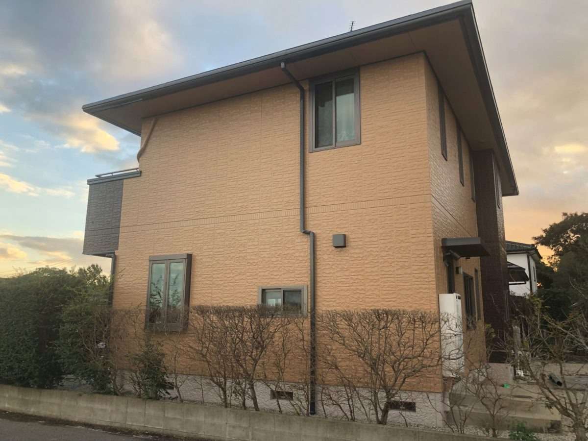 佐賀市兵庫町若宮　ニッペファインシリコンフレッシュ仕様 (2年後メンテナンスでお伺いして)