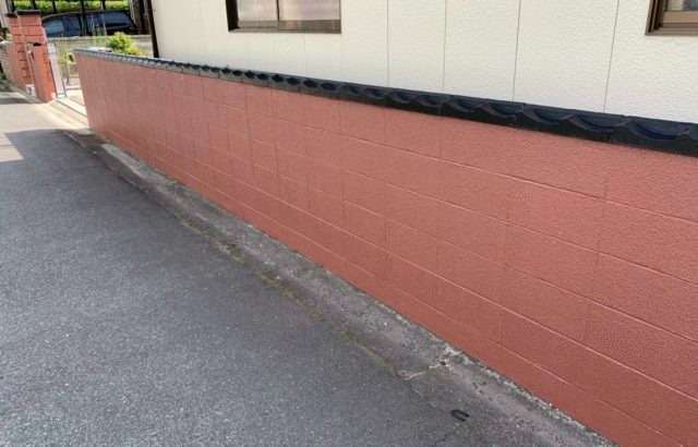 佐賀市兵庫町　U様邸　外構塗装シリコン樹脂仕上げ