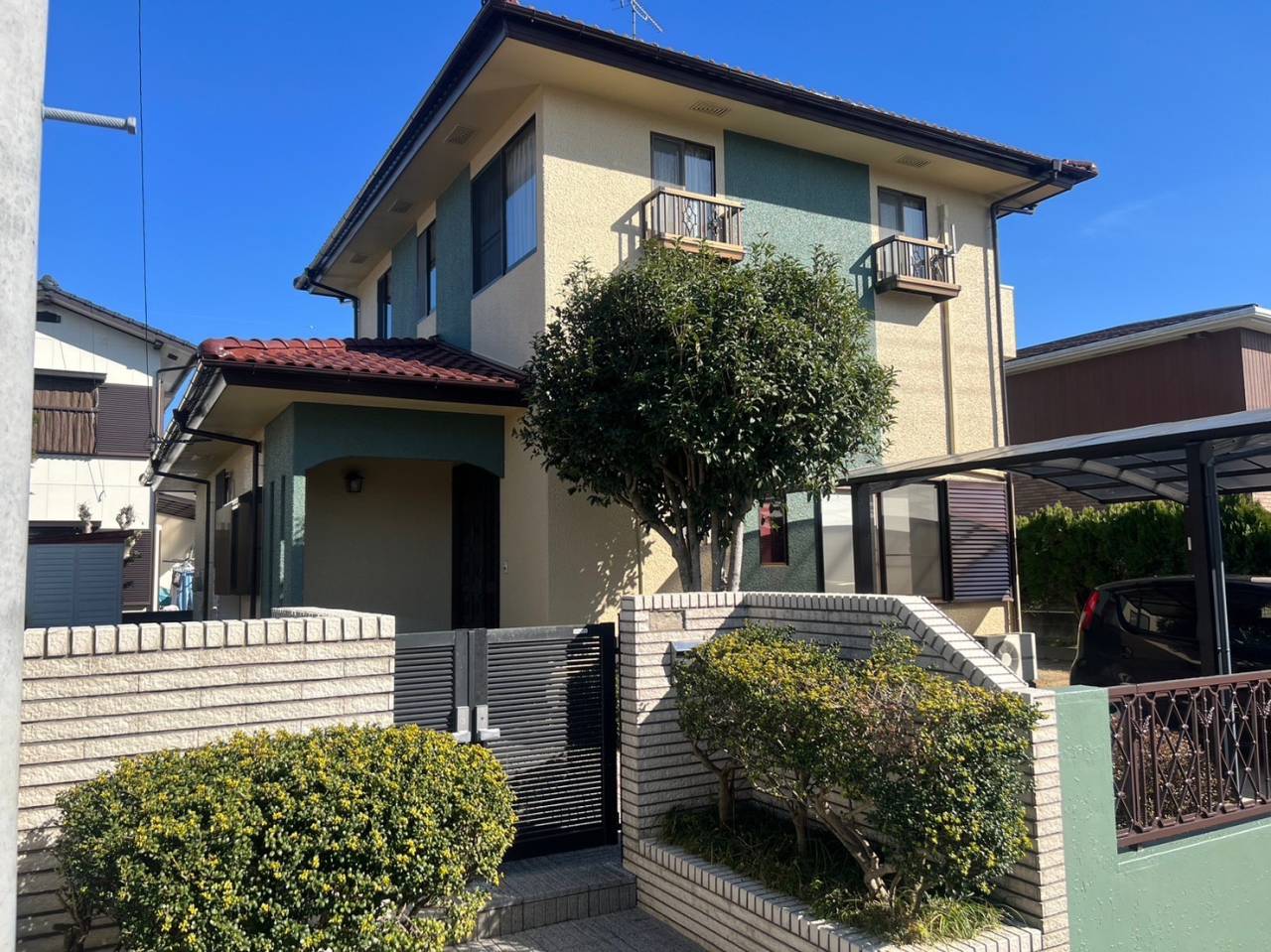 佐賀市大和町　屋根　外壁塗装　フッ素樹脂仕様