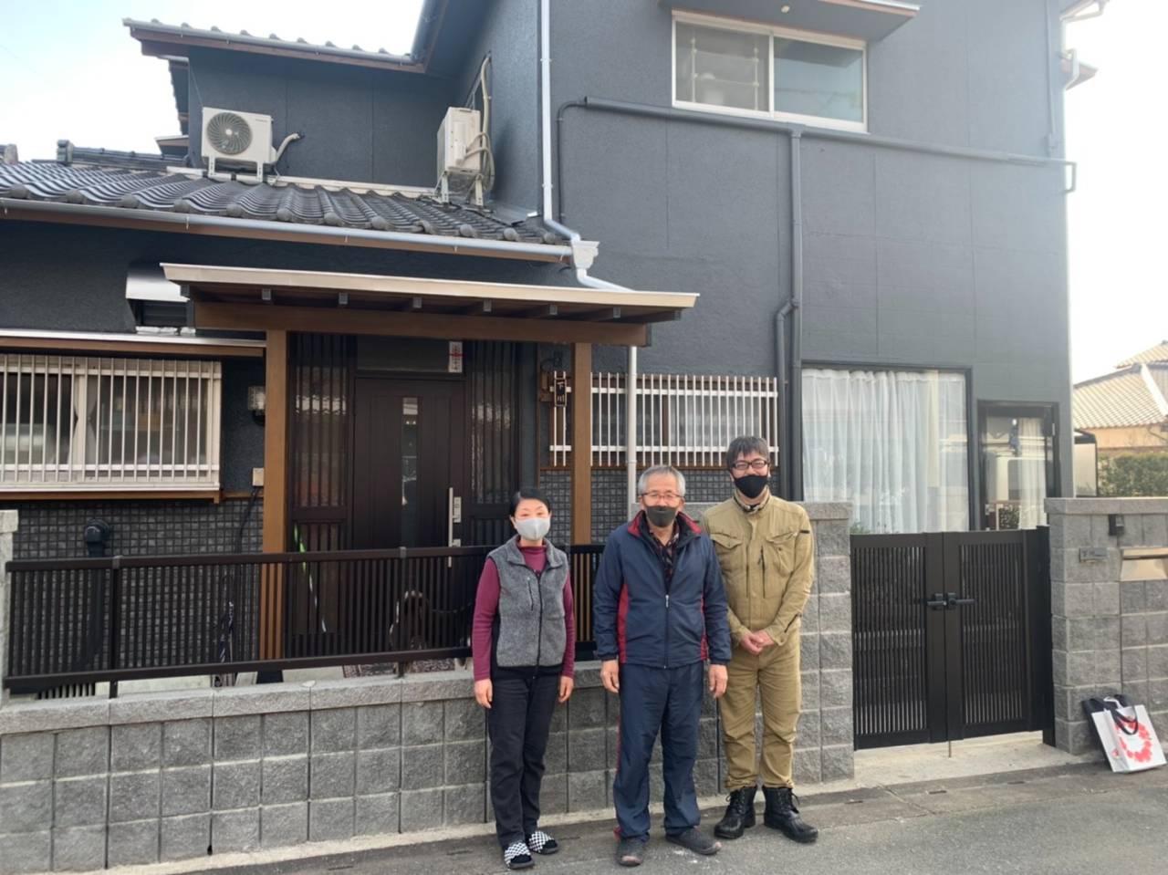 みやき町　和風住宅　外壁塗装工事　パーフェクトトップ仕様