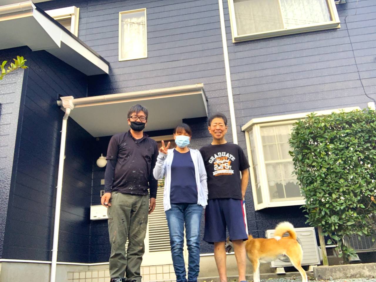 みやき町U様邸屋根、外壁ラジカル系塗装工事