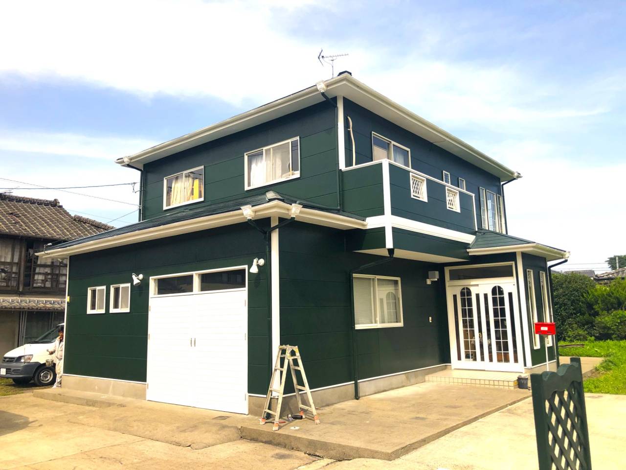 佐賀市久保泉町　H様邸　塗装工事 (ラジカル塗料、シリコン塗料)