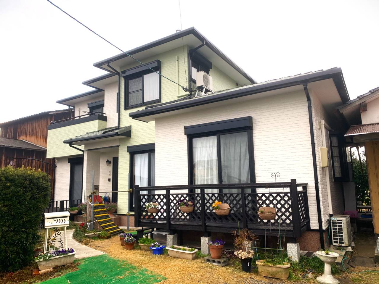 小城市芦刈町　外壁塗装　水性無機塗料仕様