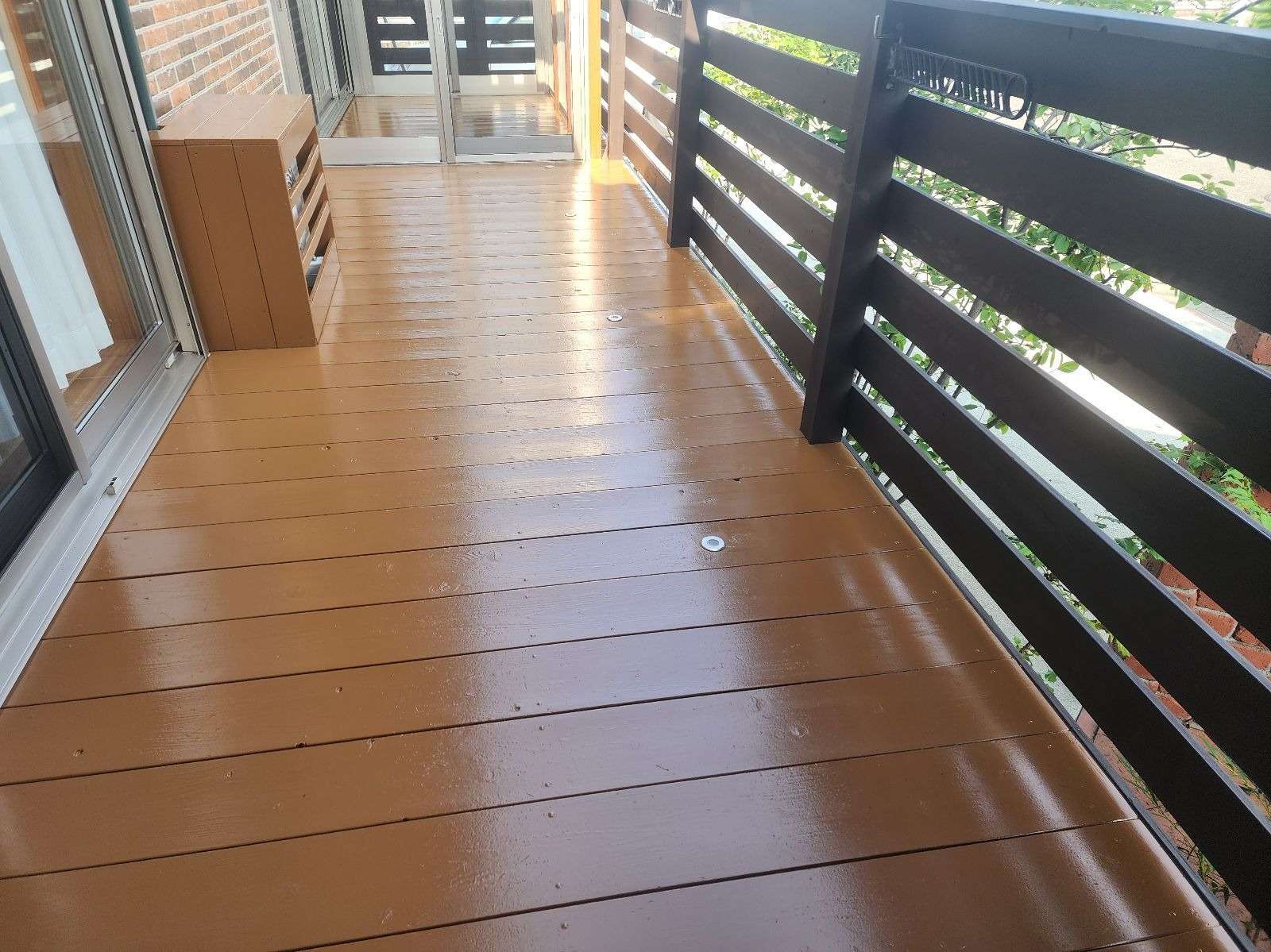 佐賀市兵庫 S様邸 塗装工事 ウッドデッキ床塗装