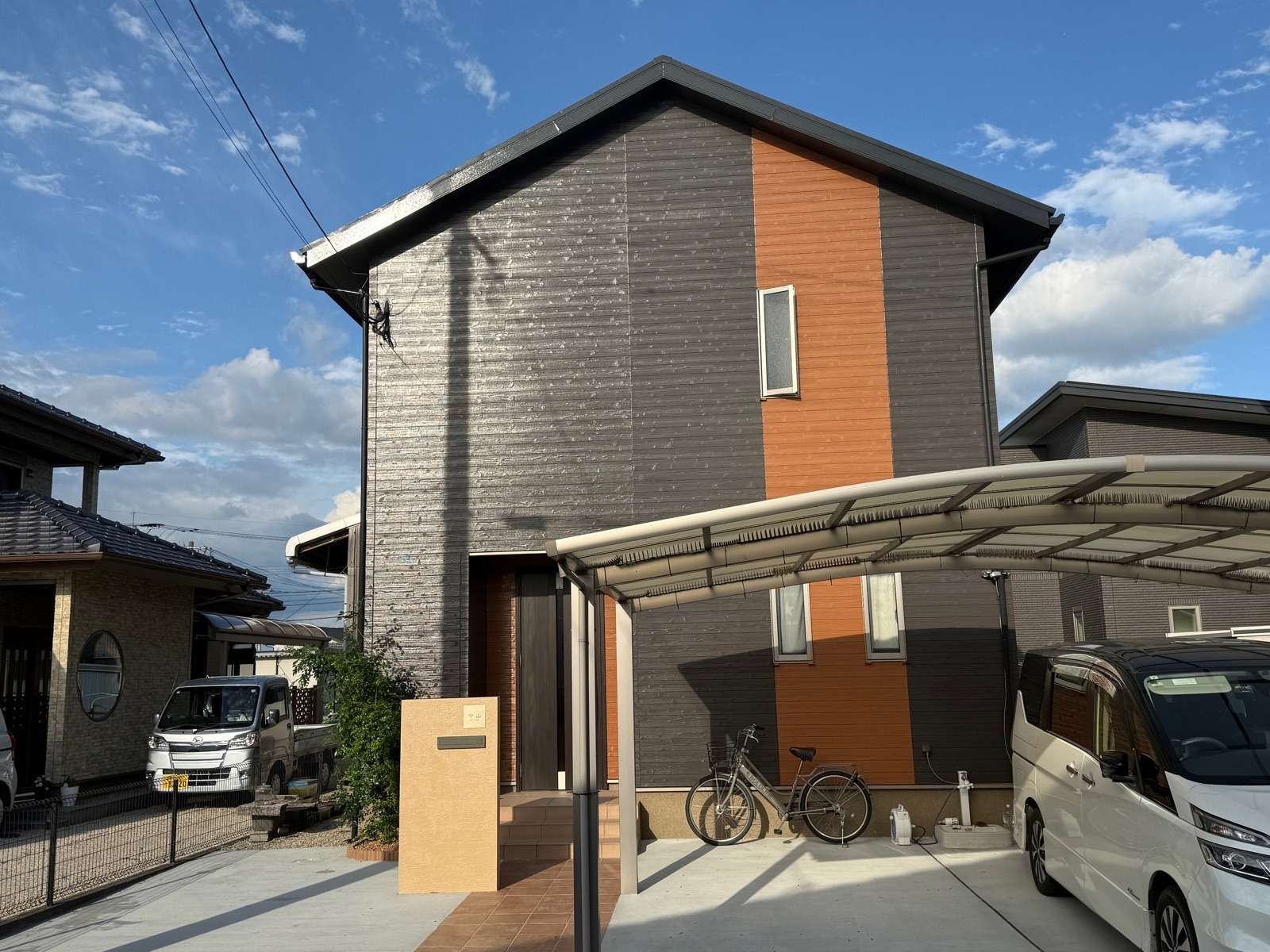 佐賀市　北川副町　I様邸住宅　外壁塗装工事　完了