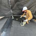佐賀市金立町 屋根塗装 下塗り