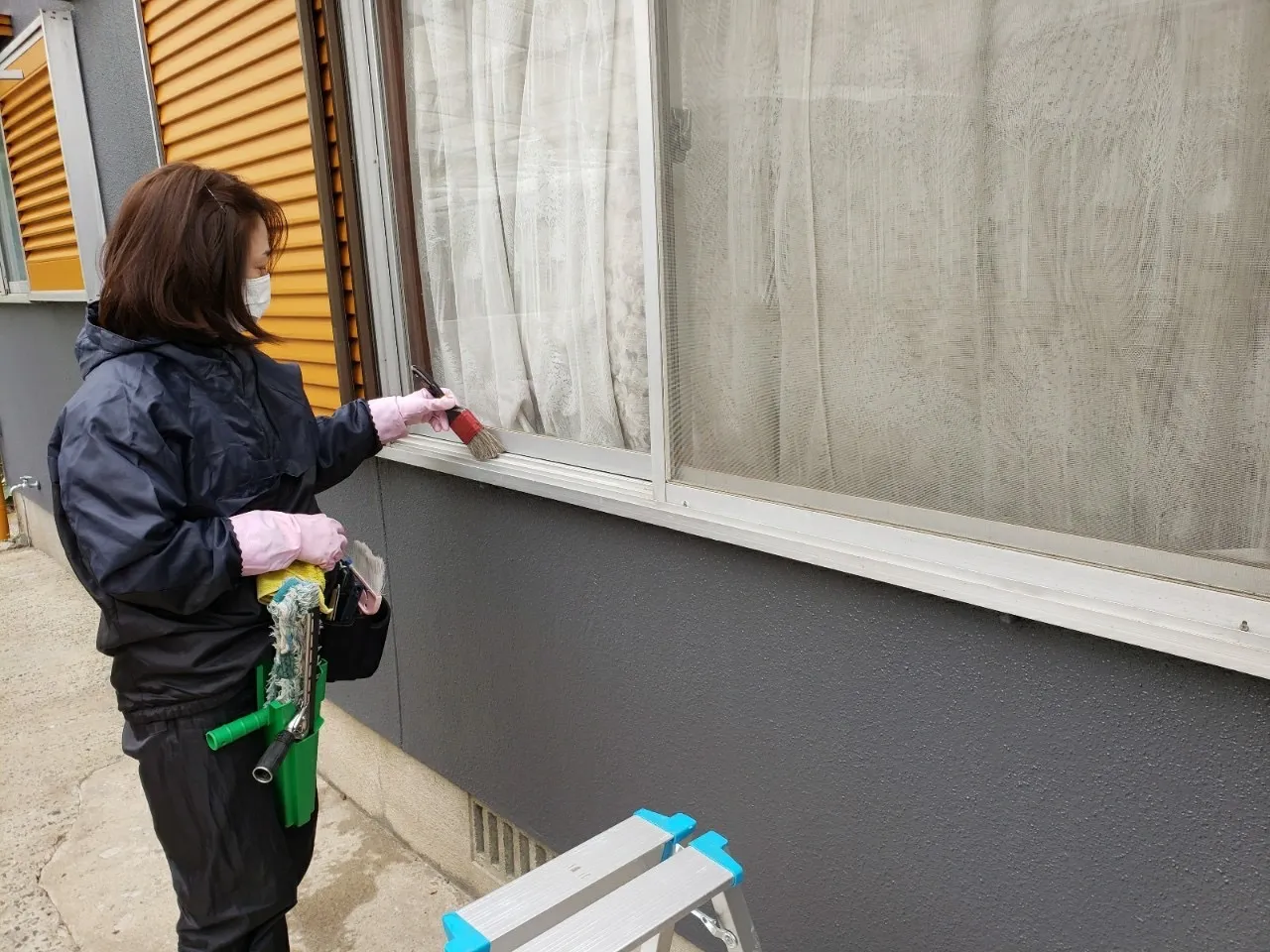 鳥栖市神辺町 外壁塗装工事 外部クリーニング