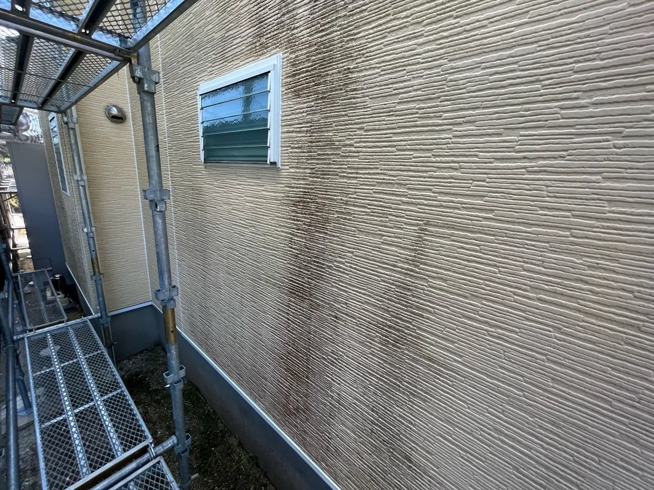 みやき町簑原 外壁塗装工事 カビ洗浄