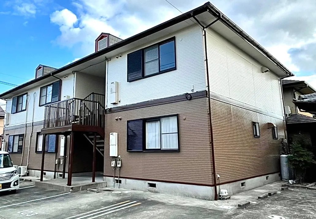 佐賀市巨勢町　アパート屋根、外壁塗装　無機塗料仕様