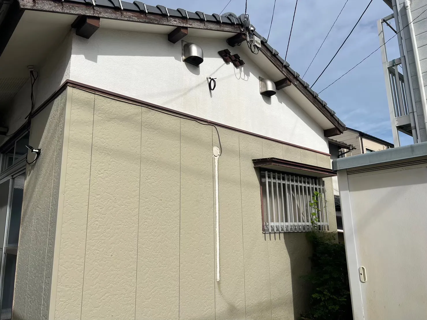 佐賀市大財 平屋外壁塗装工事 高圧洗浄