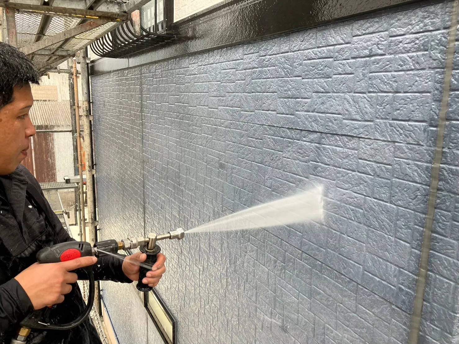 佐賀市川副町 屋根 外壁塗装工事 高圧洗浄