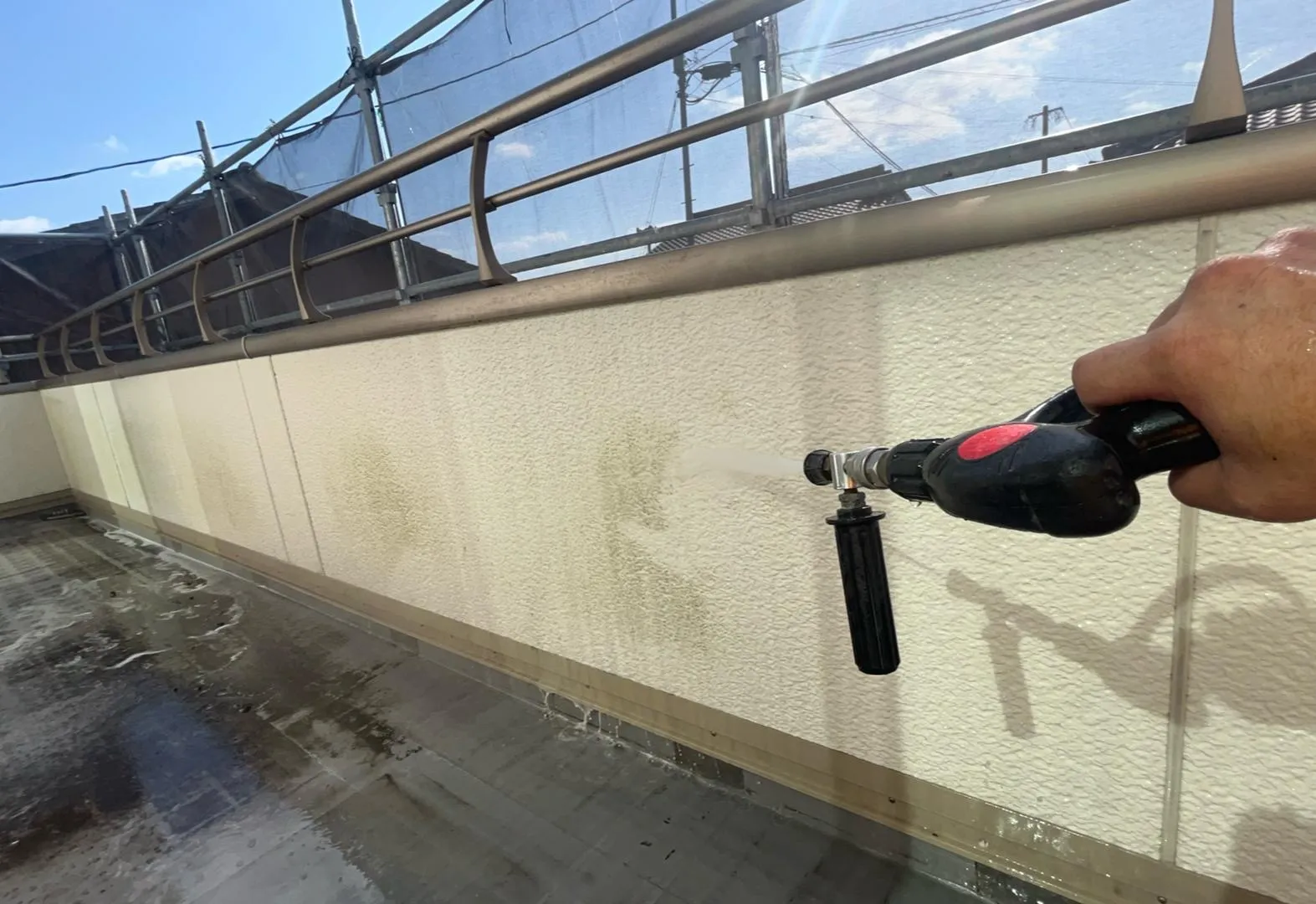 神埼市神埼町 外壁塗装 下地処理