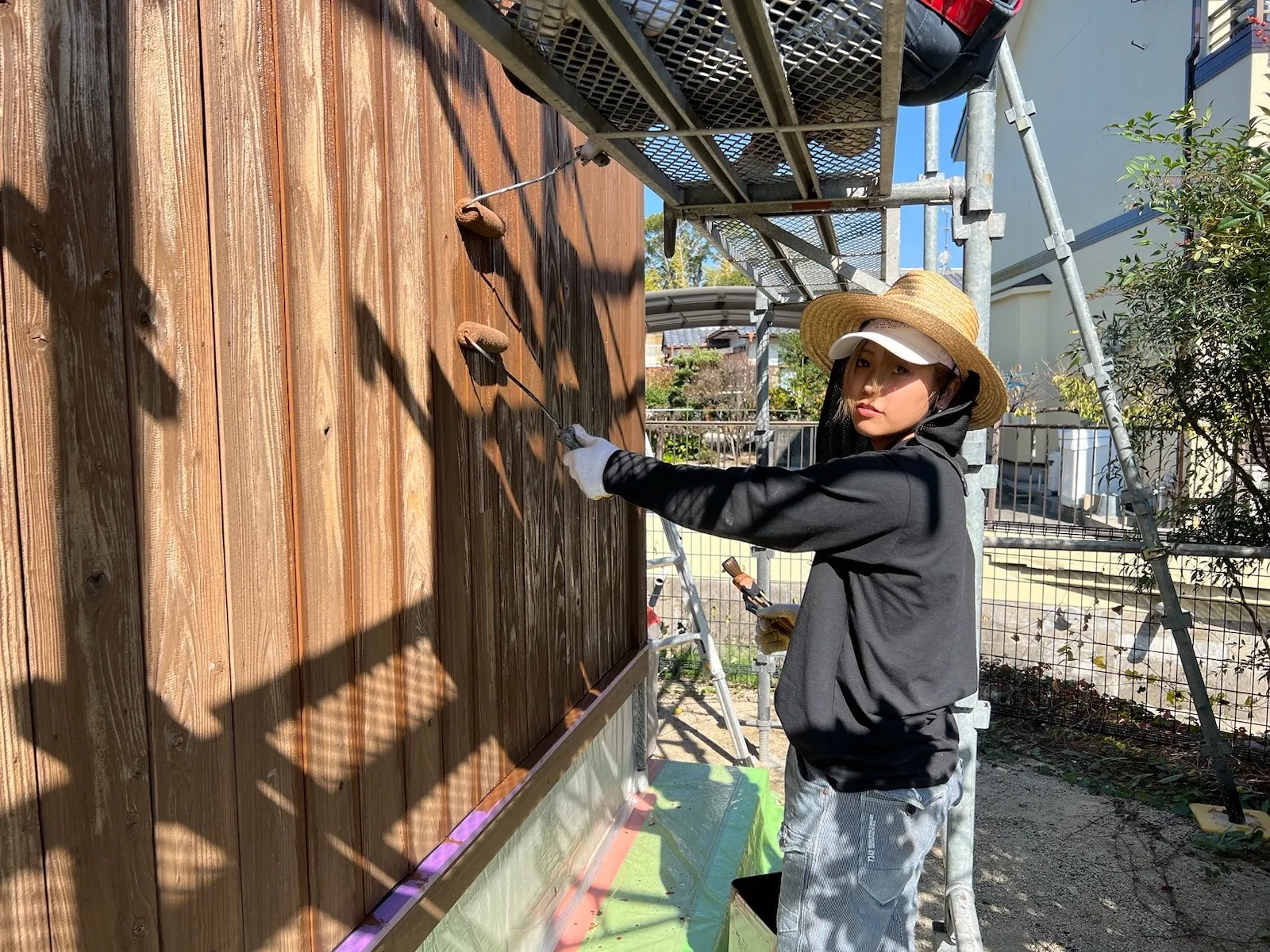 佐賀市木原 和風住宅 外壁塗装工事
