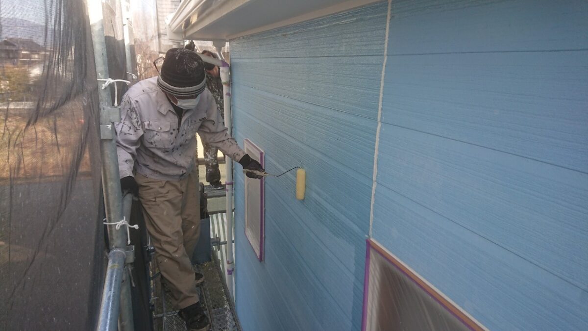 久保田町　屋根　外壁　塗装工事4　ラジセラpro仕様